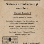 Image for 27 aprilie 2026 – Sesiune de îndrumare și consiliere – Opţiuni de carieră